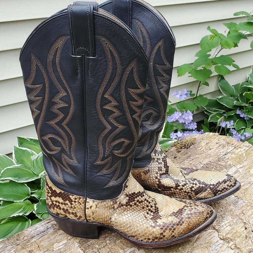Justin 8621 Snake Skin Boots